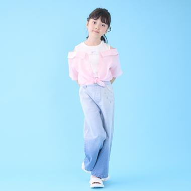 漸變牛仔褲