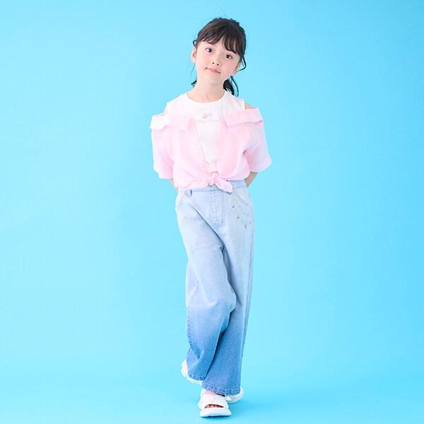 漸變牛仔褲
