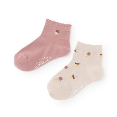 GIRLS接觸冷感襪子2雙裝