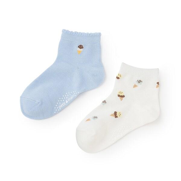 GIRLS接觸冷感襪子2雙裝