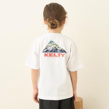 【接觸冷感】【KELTY】圖案拼接T恤