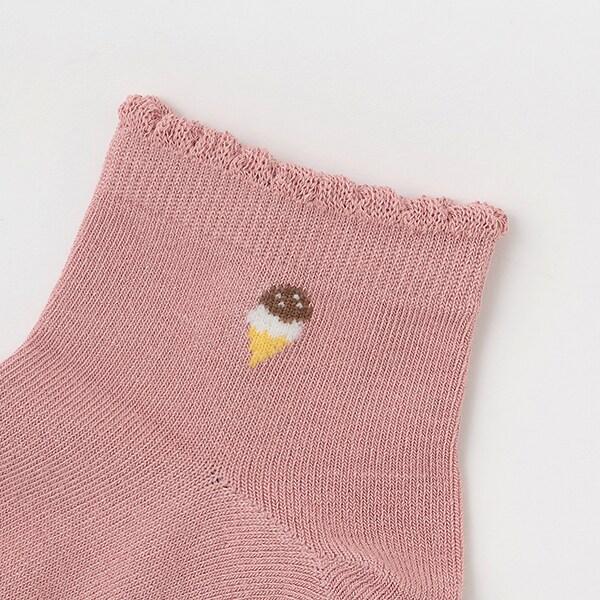 GIRLS接觸冷感襪子2雙裝