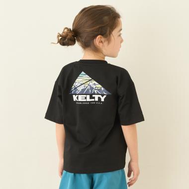 【接觸冷感】【KELTY】圖案拼接T恤