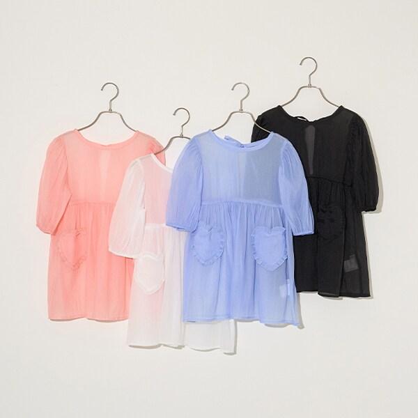 【正反兩穿】透視長款上衣