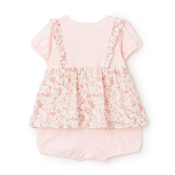 花卉圖案短款連體衣