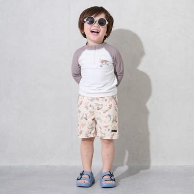 【SWIM】男童拼色套裝泳衣