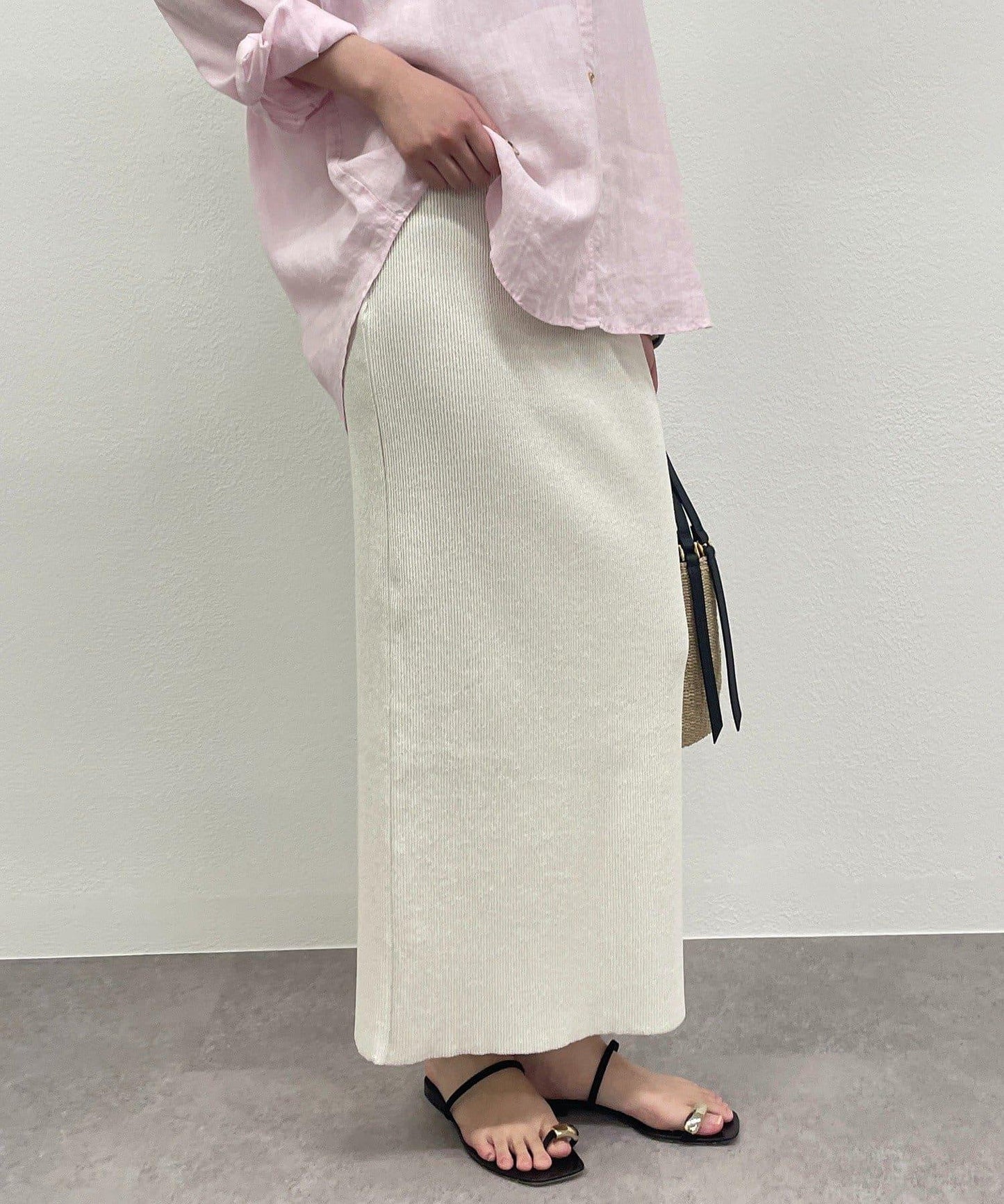 和紙針織裙