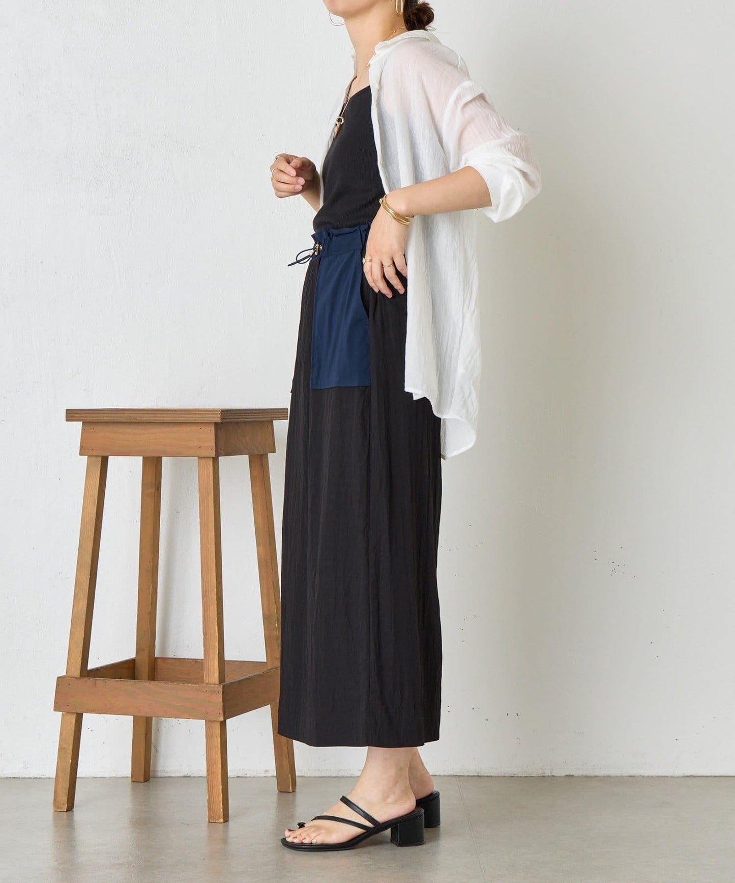 異素材DROST I線裙