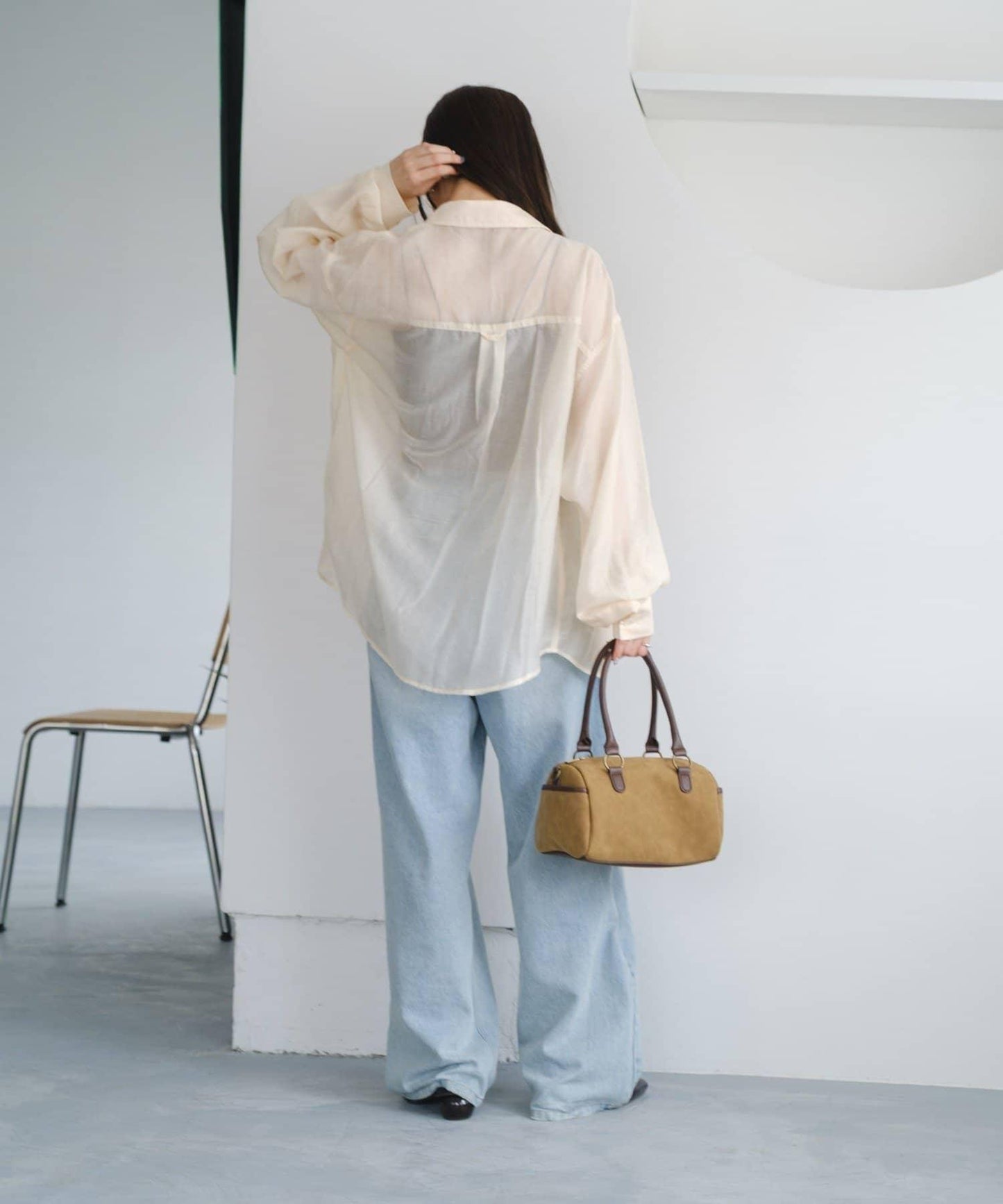 【S.M尺碼展開】透明基礎襯衫