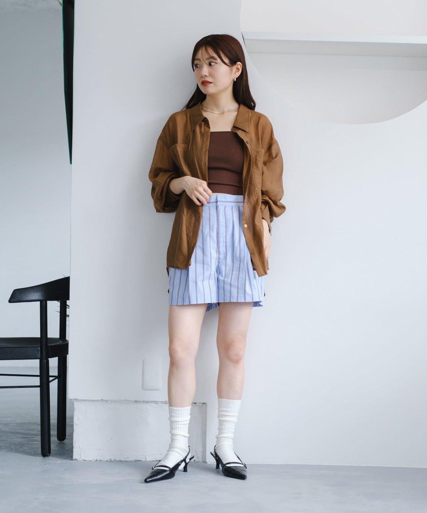 【S.M尺碼展開】透明基礎襯衫