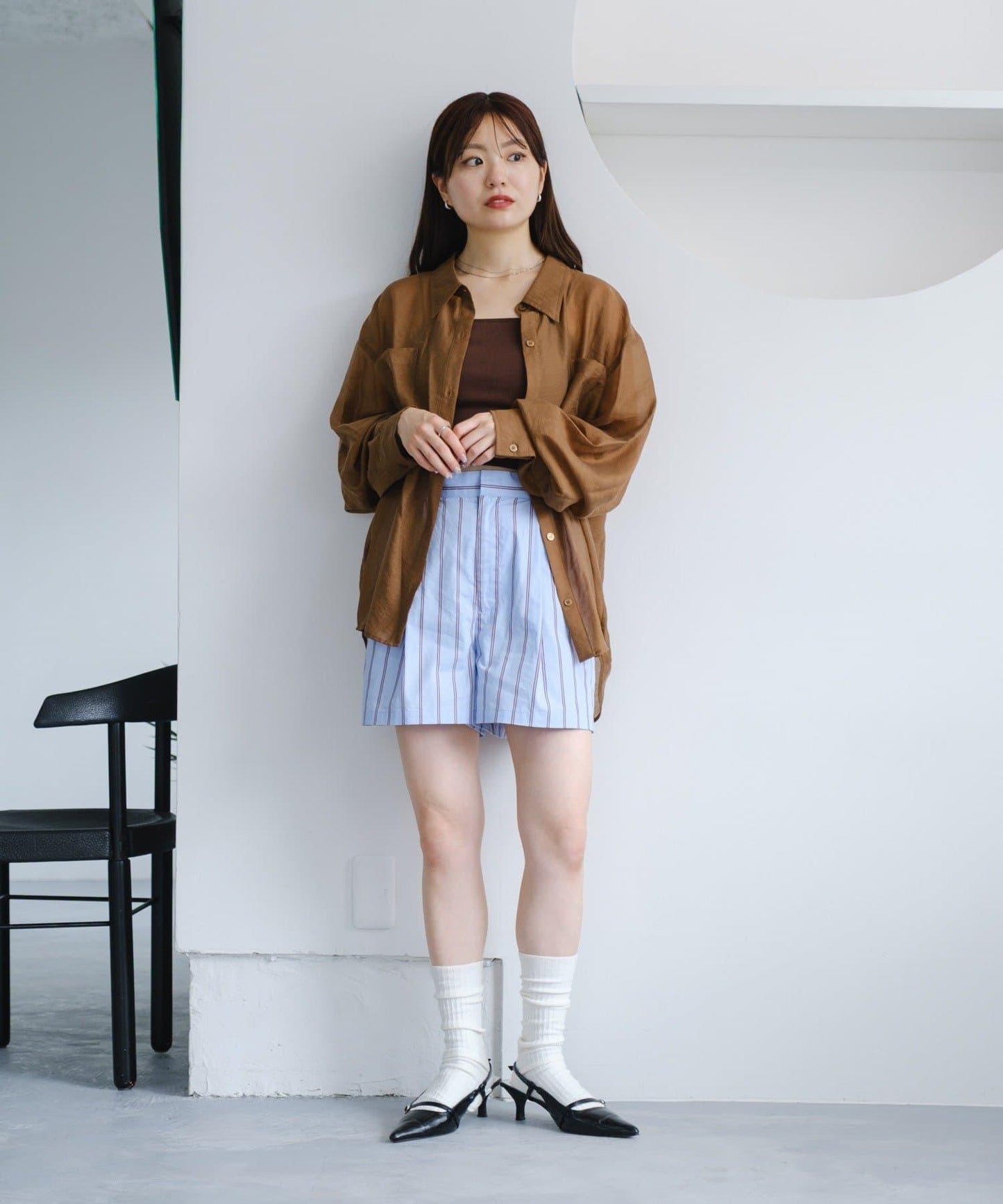 【S.M尺碼展開】透明基礎襯衫