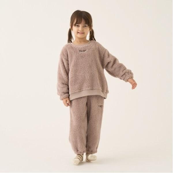 【家居服】【柔軟絨毛】套頭衫&長褲套裝