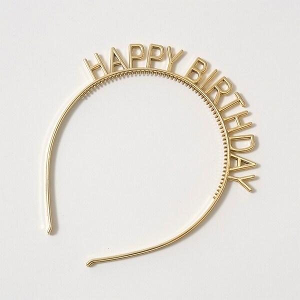 HAPPY BIRTHDAY頭箍