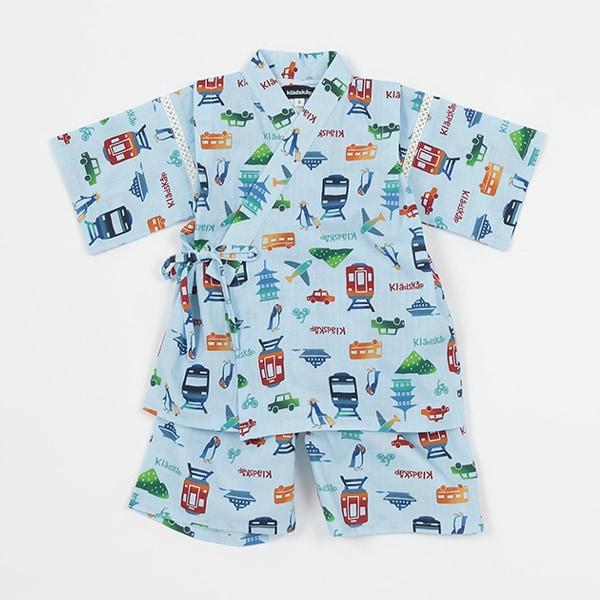 交通工具圖案兒童和服套裝