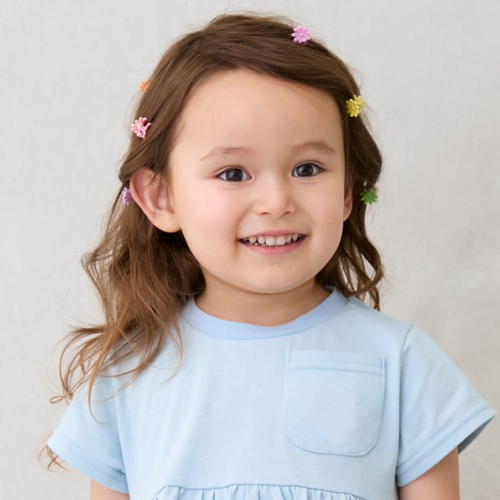 混合彩色迷你髮夾9個裝