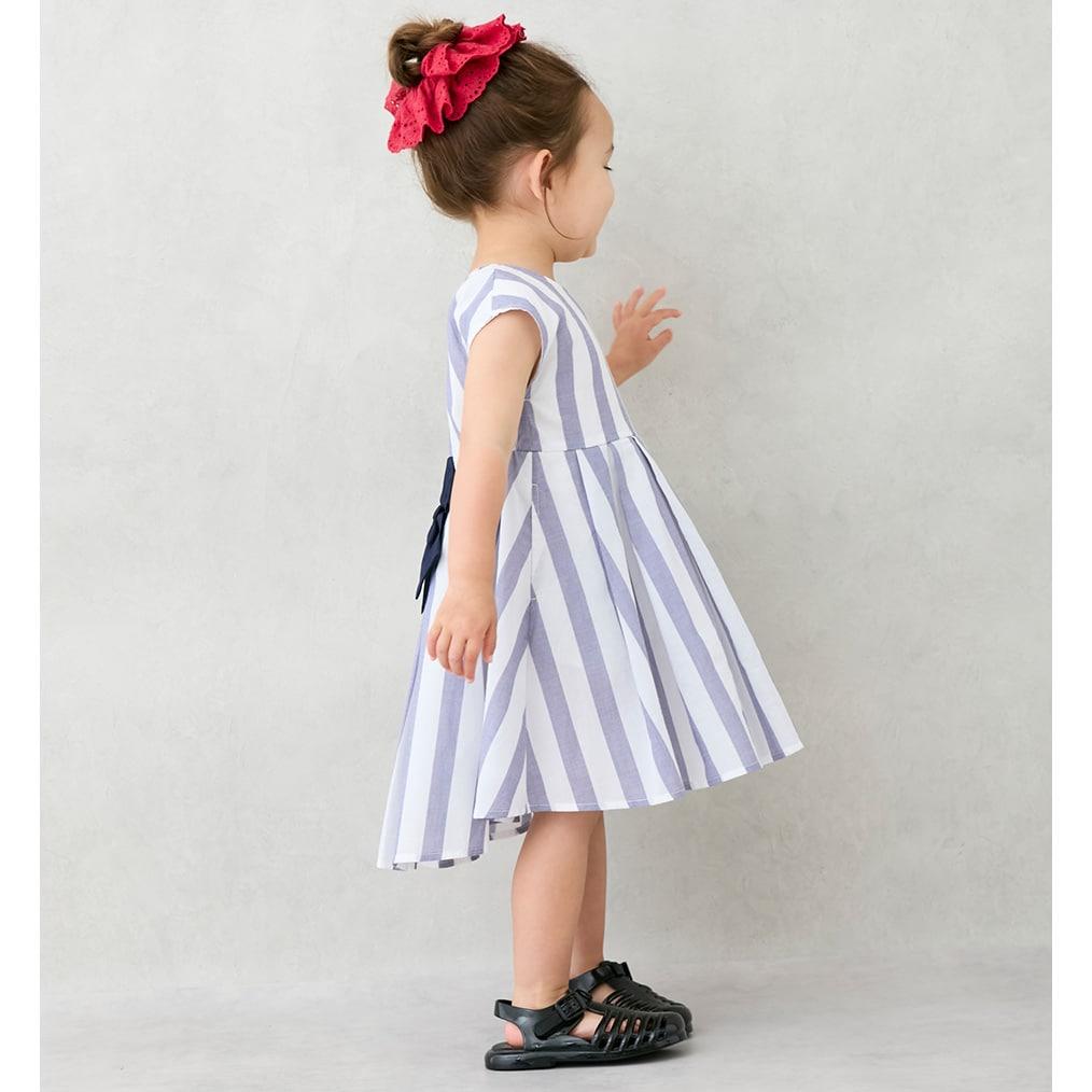 拼接喇叭連衣裙(兒童)