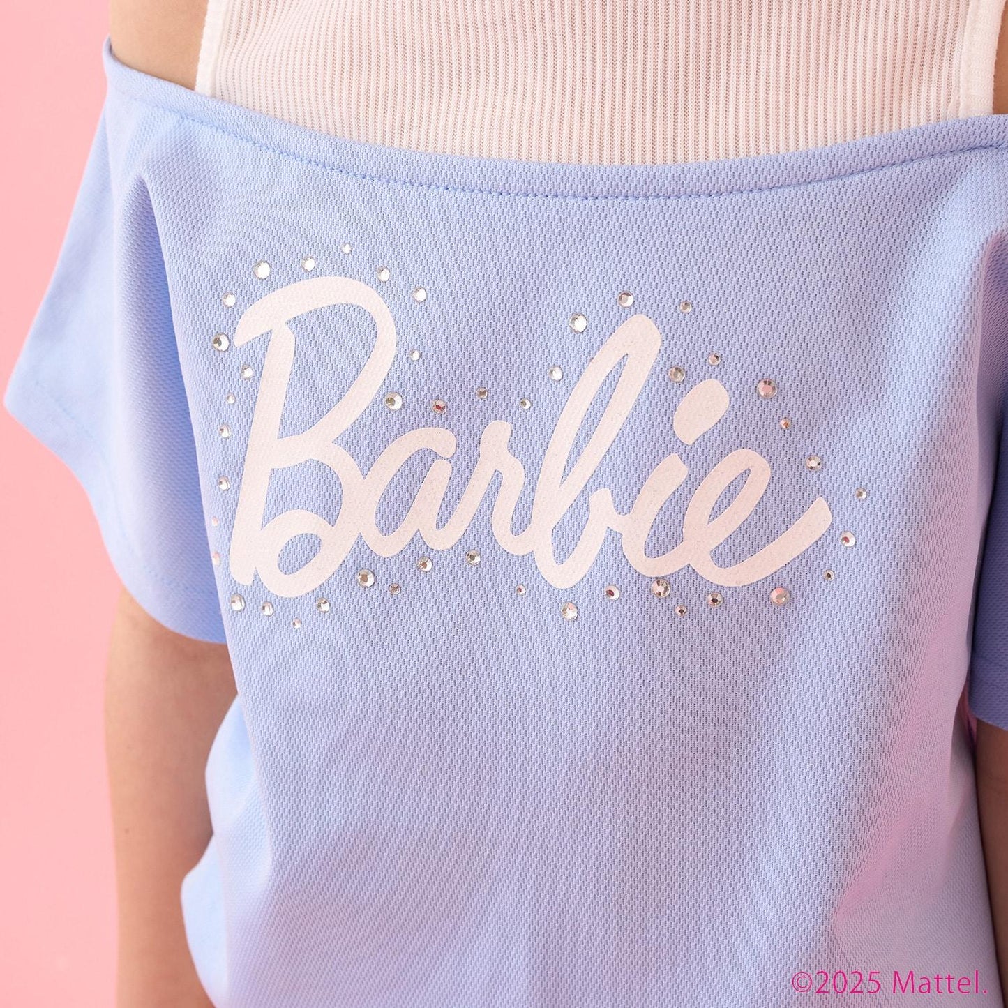 【防汙防潑水】【Barbie】疊穿風格T恤