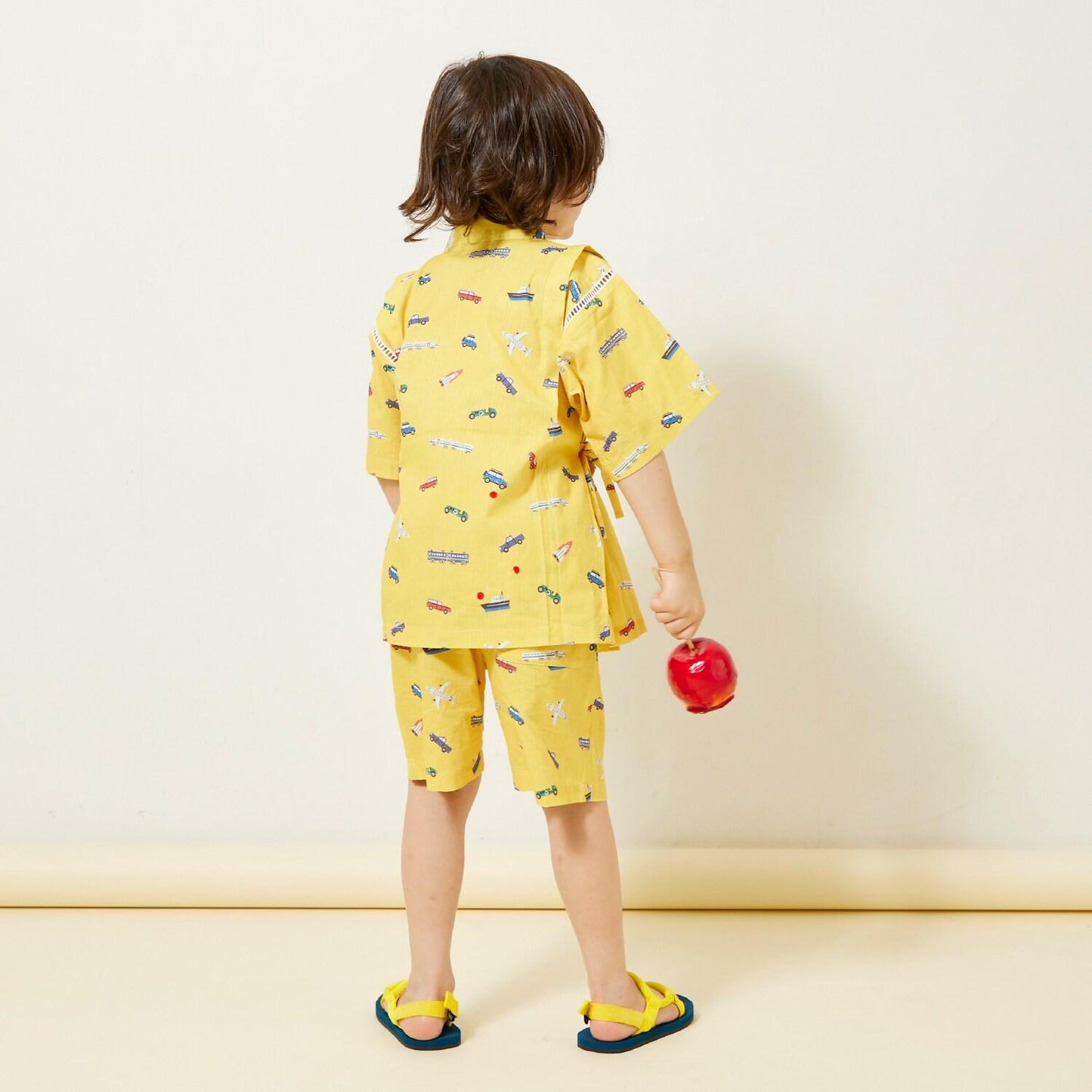 兒童和服套裝 交通工具全印花