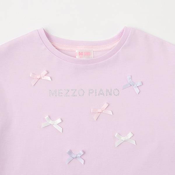 冰淇淋蝴蝶結短袖T恤