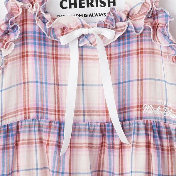 層疊吊帶連衣裙T恤套裝