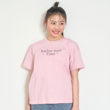 【7days】【GOODPRICE】【純棉100%】字母水鑽T恤