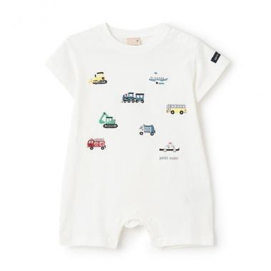 【リンク】工程車刺繡連體衣