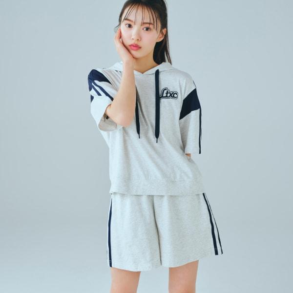 【LTXC】【GOODPRICE】【純棉100%】條紋連帽衛衣套裝