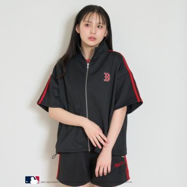【LTXC】【MLB】【吸水速幹/清爽】短袖運動夾克