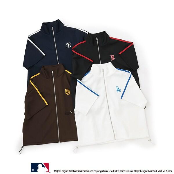 【LTXC】【MLB】【吸水速幹/清爽】短袖運動夾克