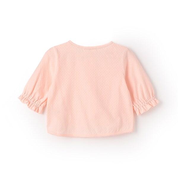 蕾絲天竺針織開衫