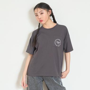 【7days】【GOODPRICE】【純棉100%】條紋口袋T恤