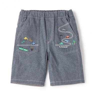 【人氣商品再次到貨】交通工具刺繡五分褲