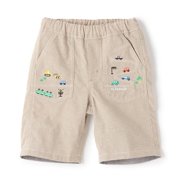 【人氣商品再次到貨】交通工具刺繡五分褲