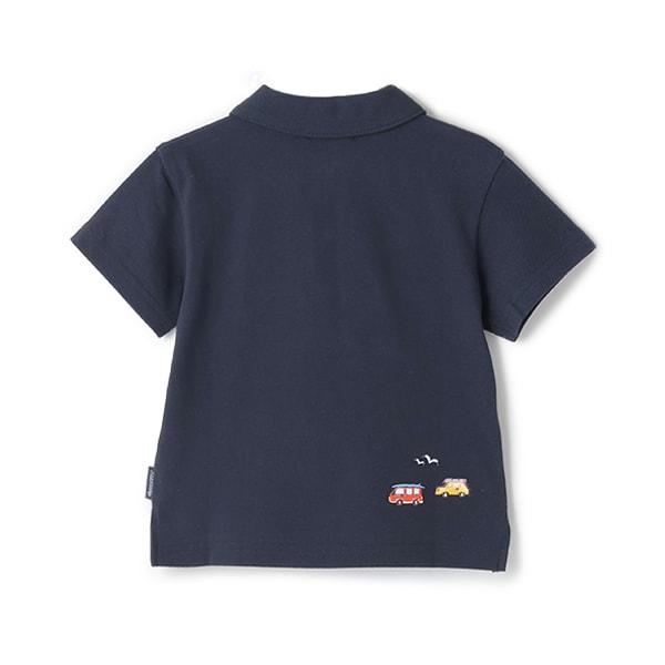 交通工具刺繡短袖POLO衫