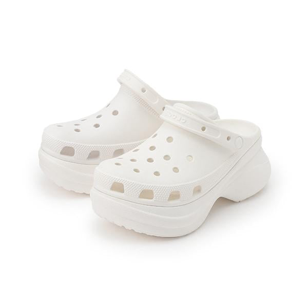 【crocs】厚底涼鞋