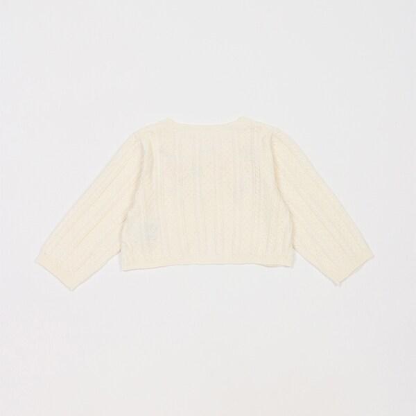 蝴蝶結刺繡針織開衫