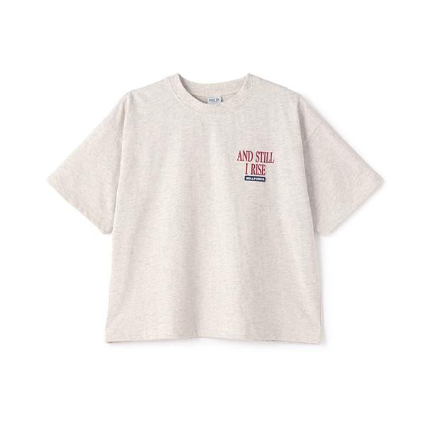 【純棉100%】【爸爸同款】兒童logo刺繡寬鬆短袖T恤