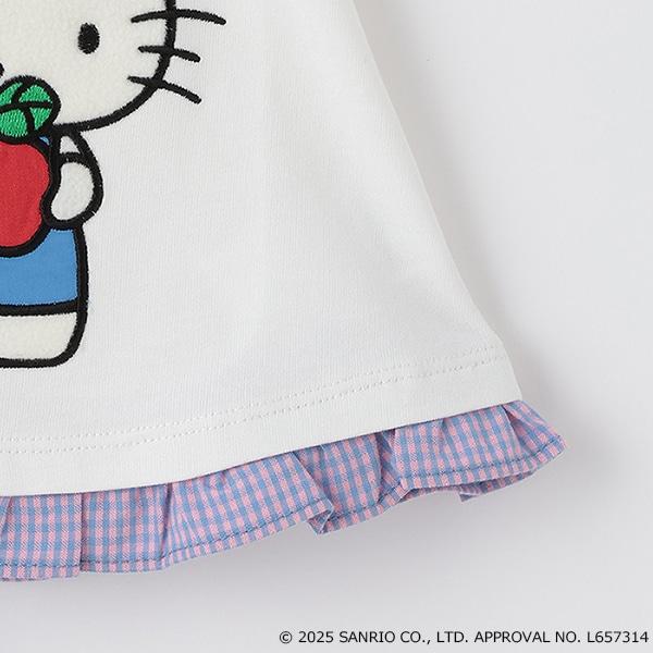 【HELLO KITTY】荷葉邊領女式長款上衣