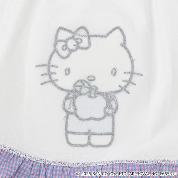 【HELLO KITTY】荷葉邊領女式長款上衣