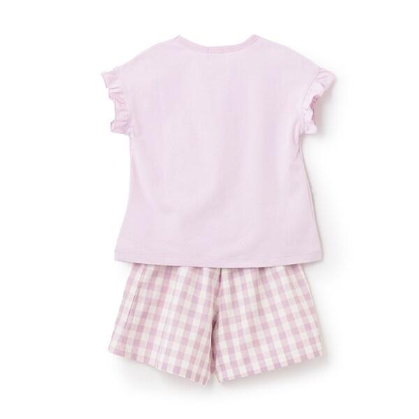 3柄甜品mimi印花T恤+裙褲套裝