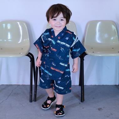 銀河鐵道圖案甚平