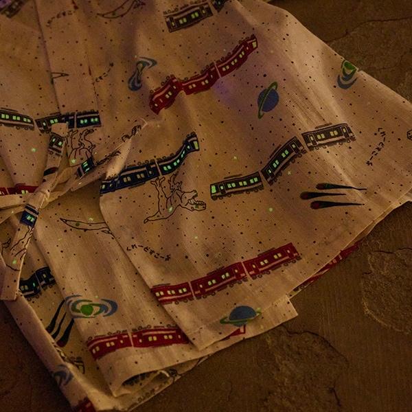 銀河鐵道圖案甚平