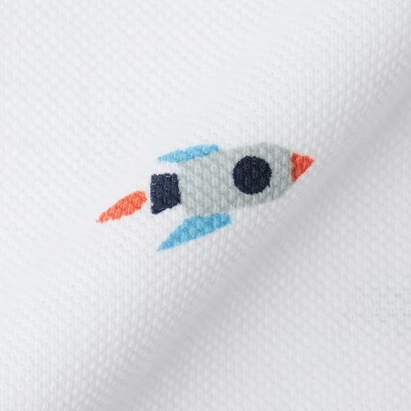 宇宙圖案短袖POLO衫