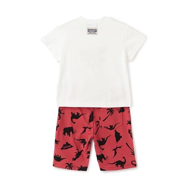 恐龍貼布短袖T恤套裝