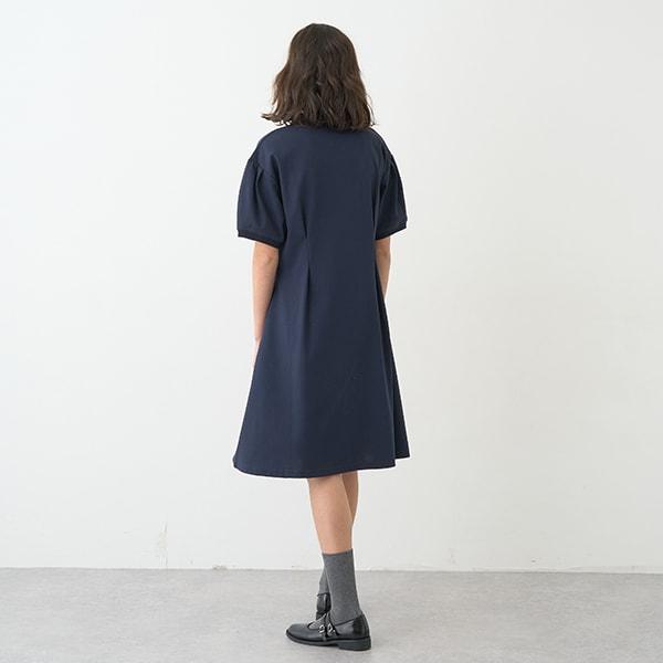 *【接觸冷感】POLO領連衣裙