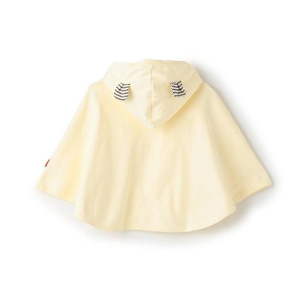 順滑小熊貼布繡披風