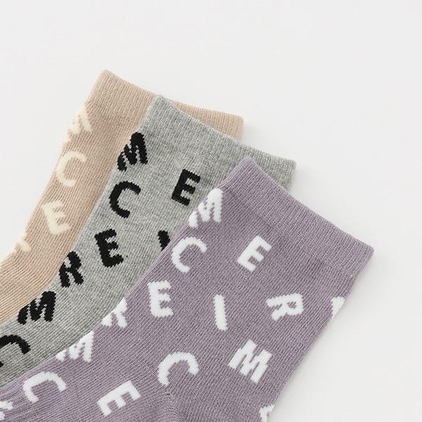 BOYS熊・MERCI襪子2雙裝