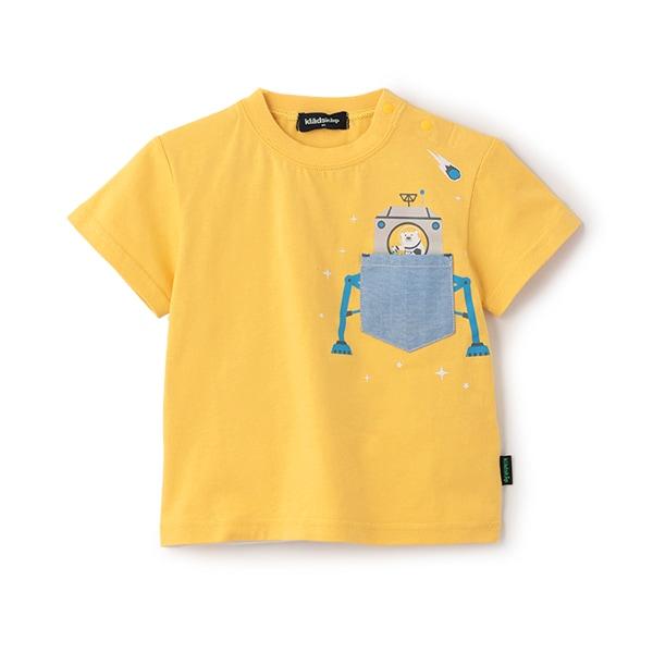 胸袋短袖T恤【JAXA LABEL】