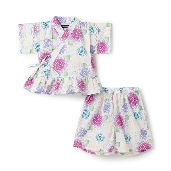 繡球花圖案家居和服