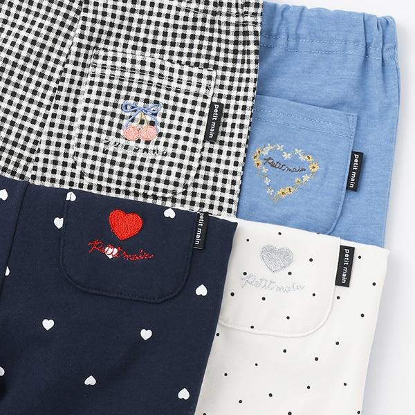 【プティプラ】GIRLS七分打底褲